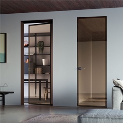 Italian Minimalism Swing Glass Door