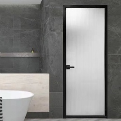 Aluminum Frame Bathroom Glass Door