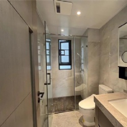 Inline Hinged Glass Shower Door